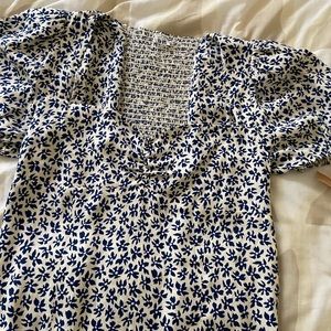 Reformation NWT Sweetheart Neckline blouse